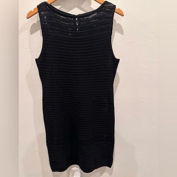 Tommy Bahama Black Mini Dress Size S Sheath Linen - Picture 2 of 10